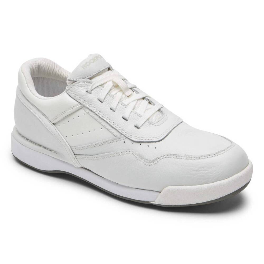 NEW ROCKPORT men's milprowlkr sneaker in white